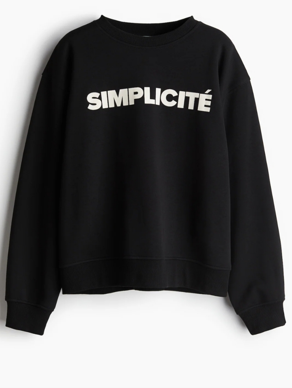 H&M French Simplicite Women's Crew Neck Sweater.